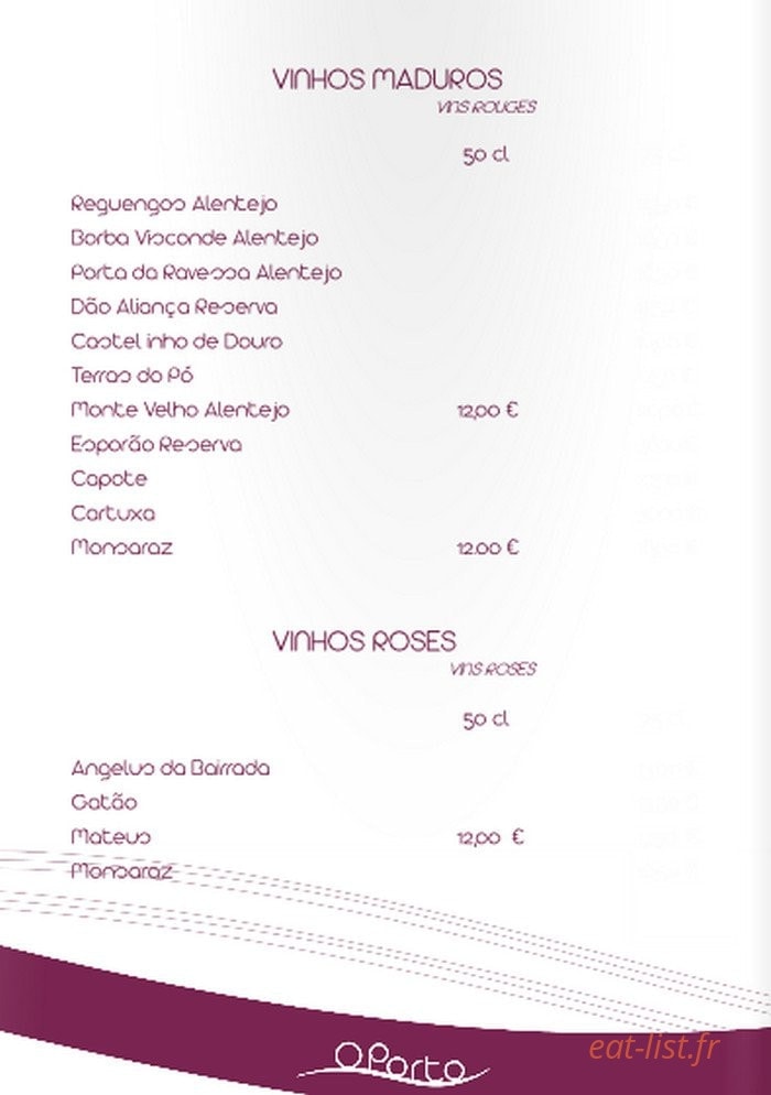 O Porto — carte page 8