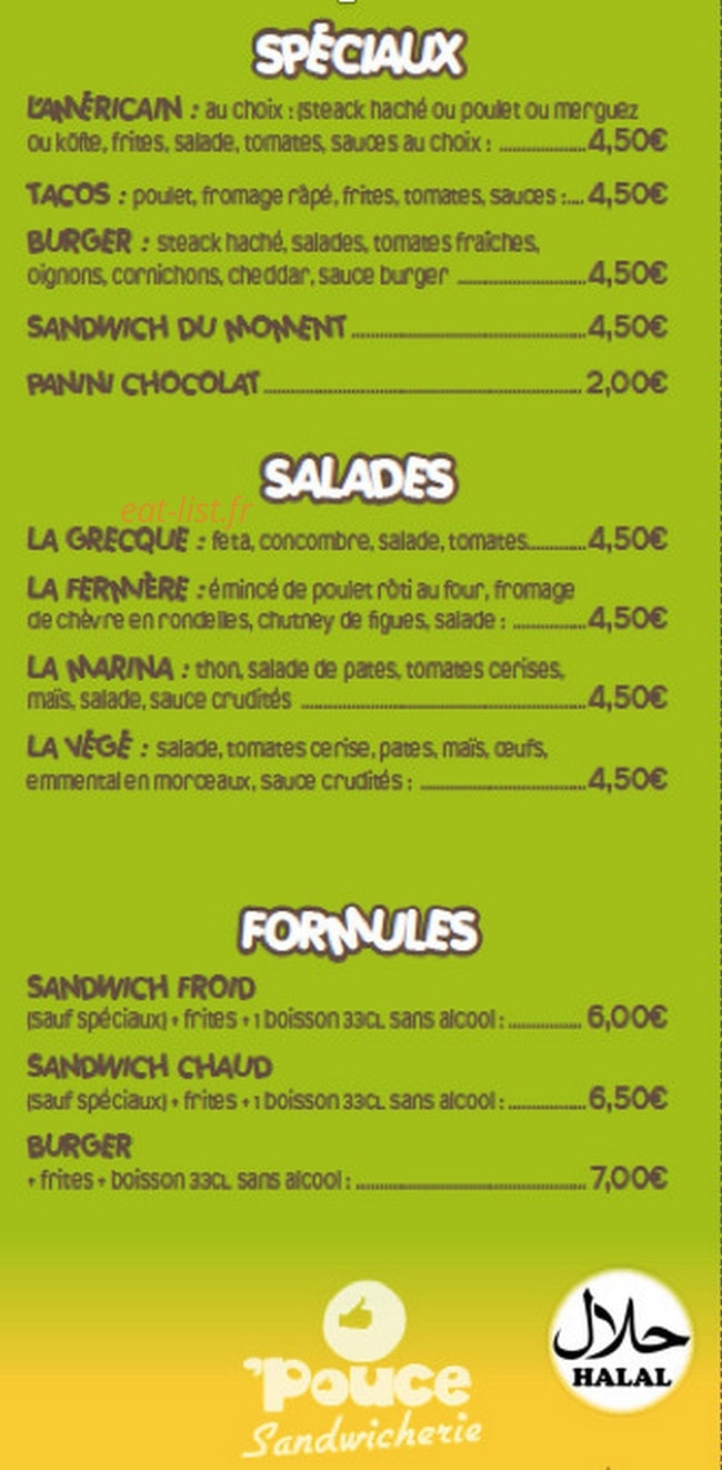O Pouce — carte page 1