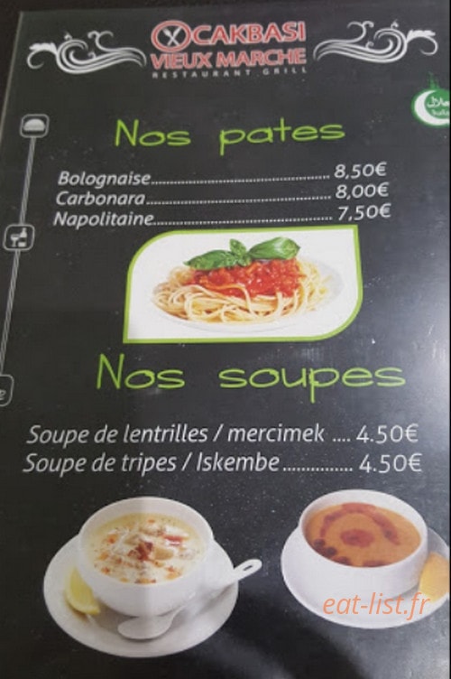 Ocakbasi Vieux Marché — carte page 2