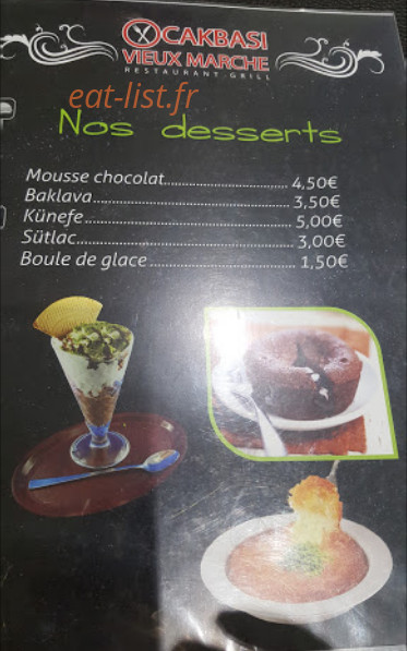 Ocakbasi Vieux Marché — carte page 4