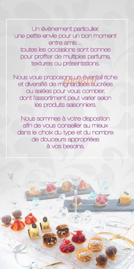 Pâtisserie Kautzmann — carte page 3