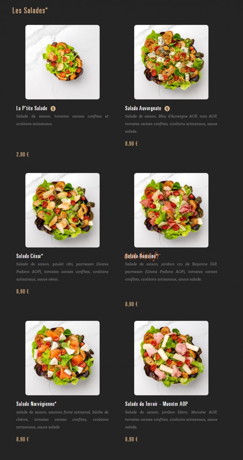 Pizza Cosy — carte page 3