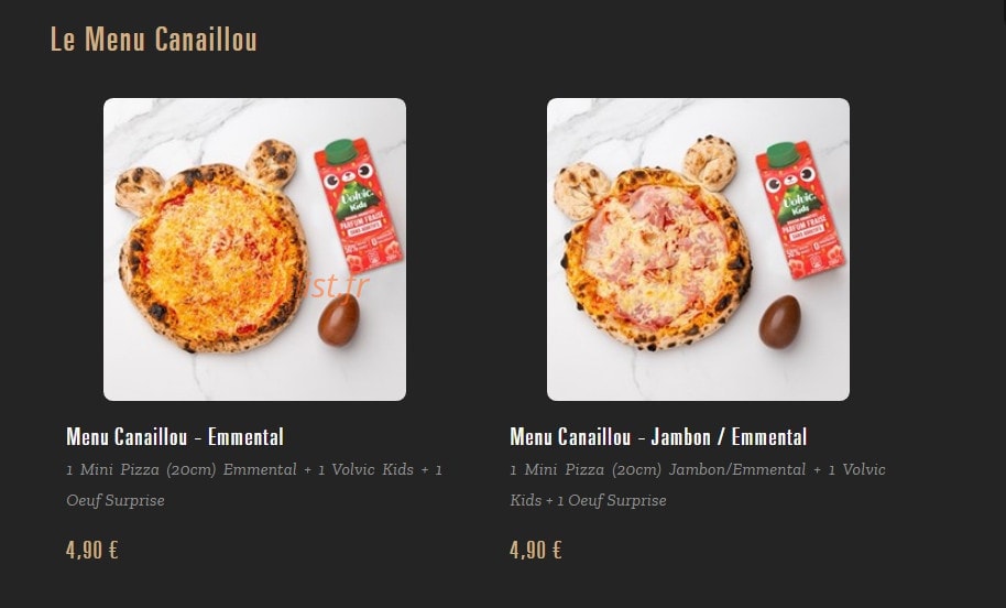 Pizza Cosy — carte page 9