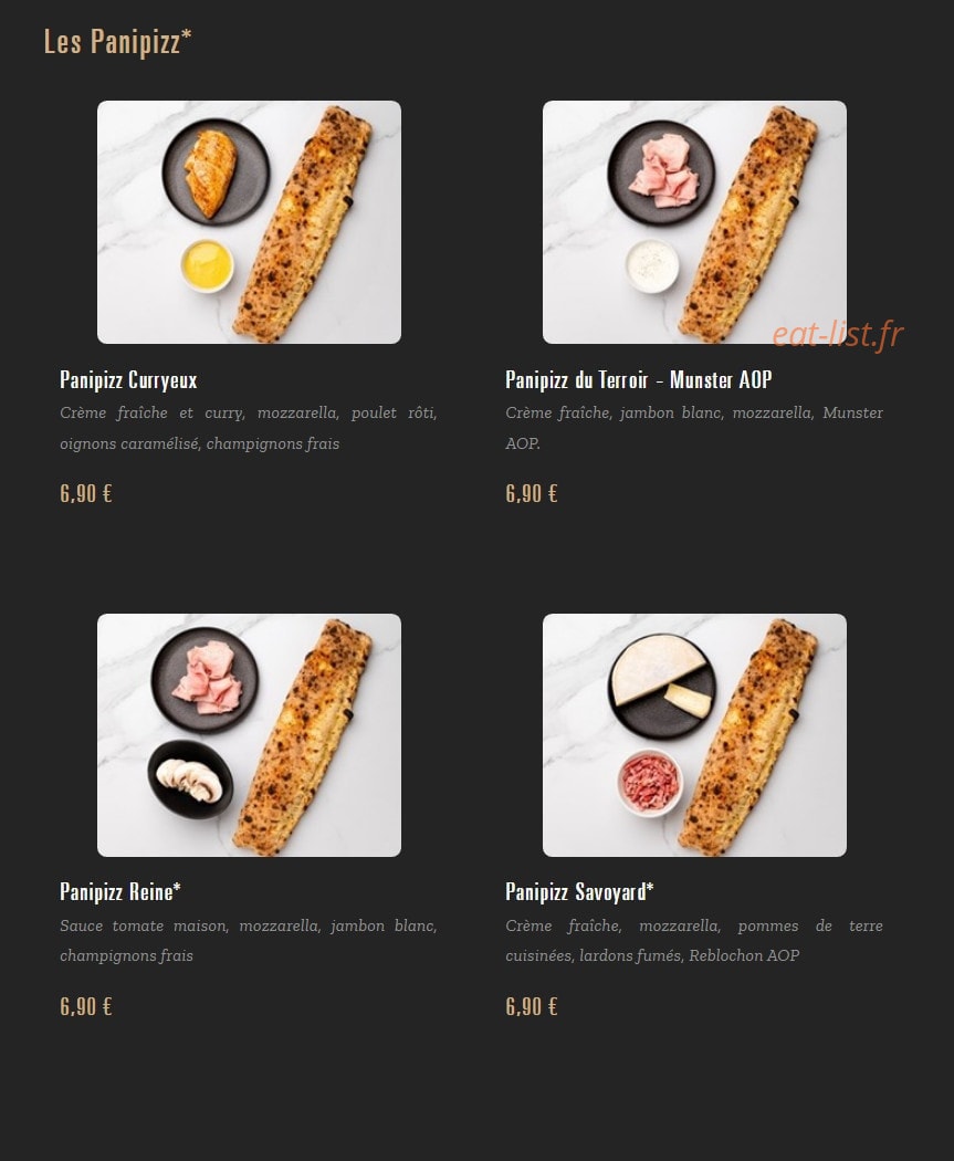 Pizza Cosy — carte page 4
