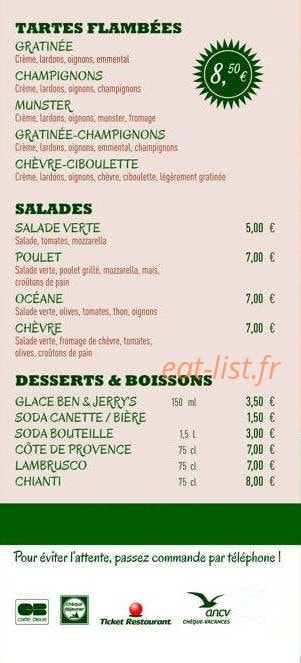 Pizza Des Deux Rives — carte page 5
