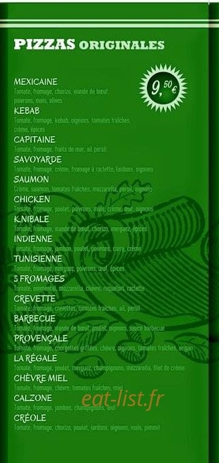 Pizza Des Deux Rives — carte page 3