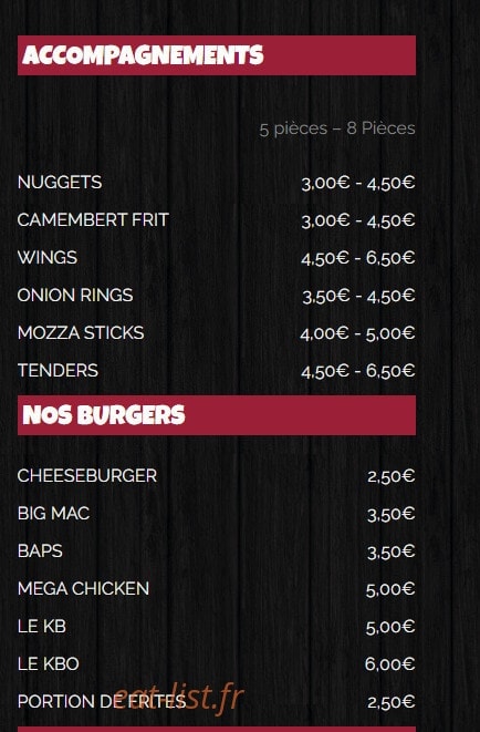 Pizza Le Quartier — carte page 5