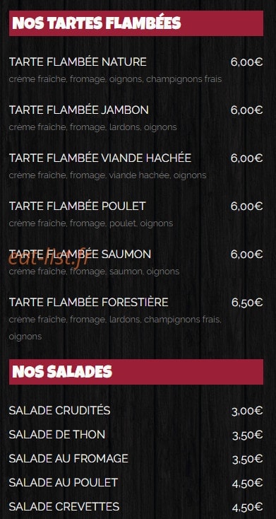 Pizza Le Quartier — carte page 3