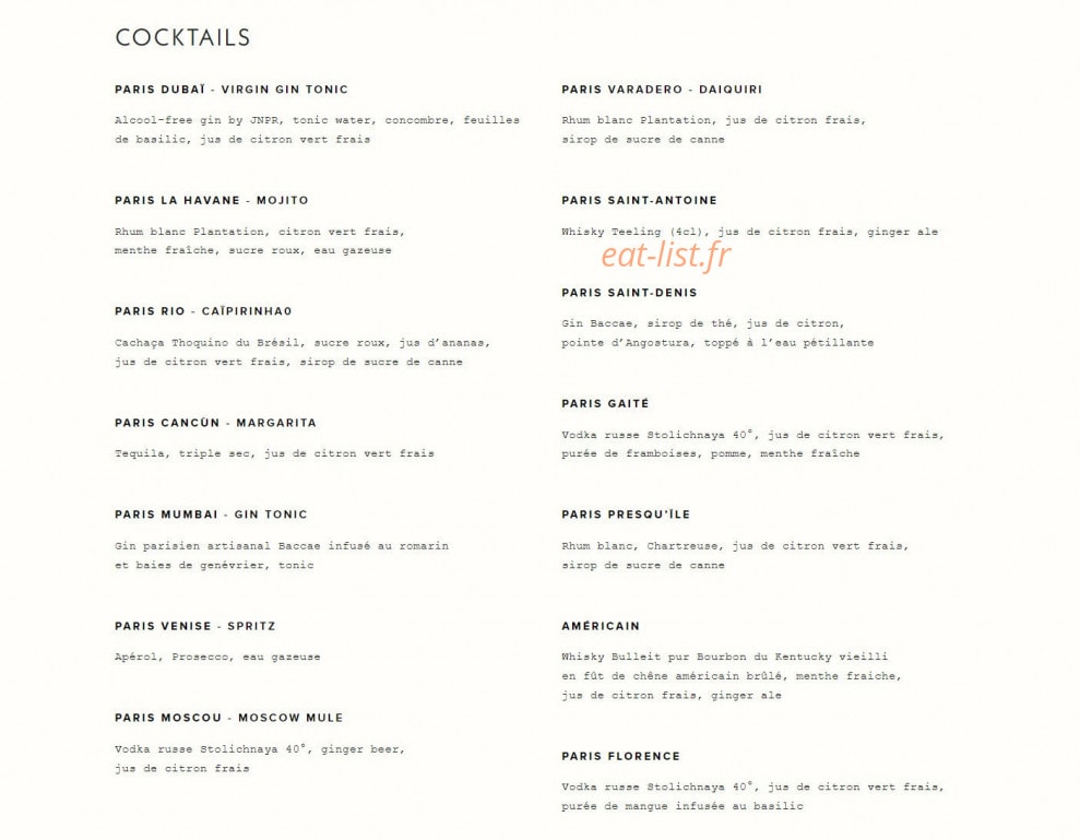 Pny Burger — carte page 5
