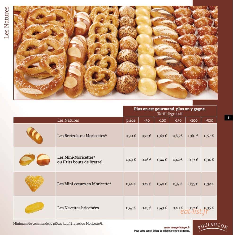Poulaillon — carte page 4