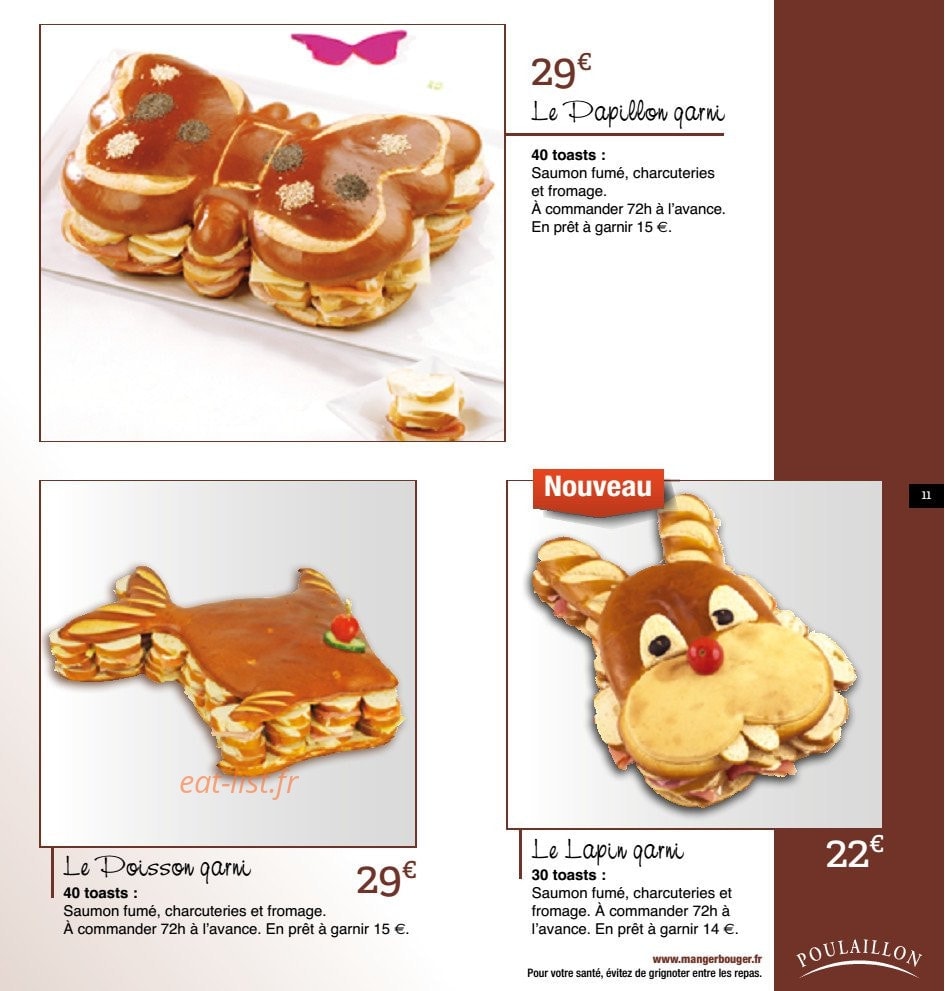 Poulaillon — carte page 10