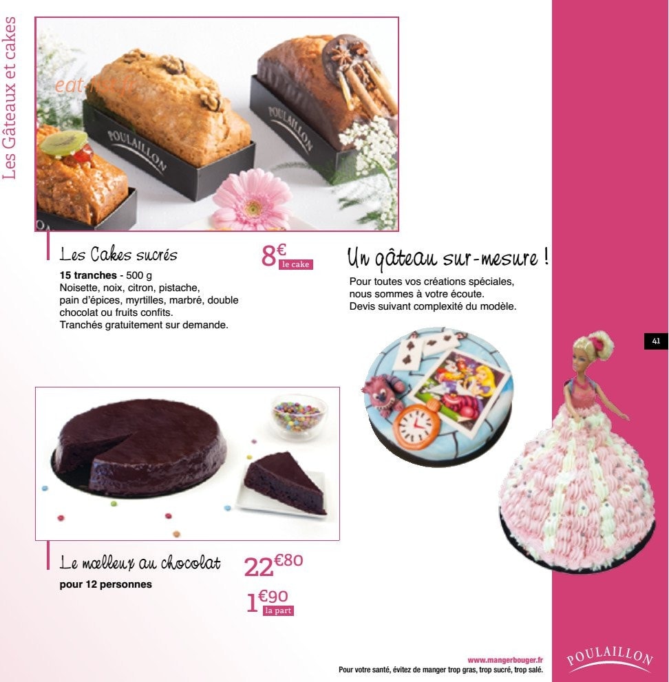 Poulaillon — carte page 40