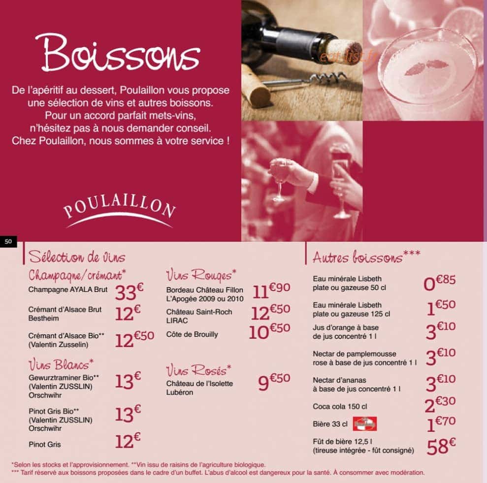 Poulaillon — carte page 49