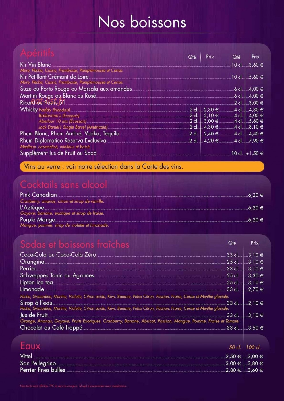 Quai Des Saveurs — carte page 3