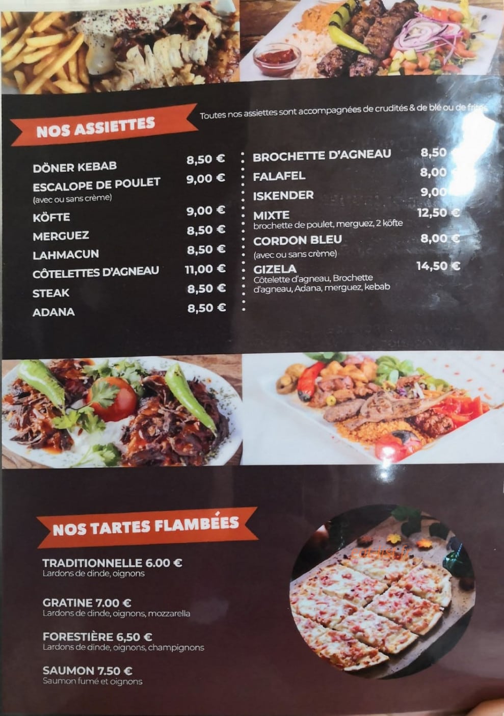 Restaurant Gizela — carte page 3