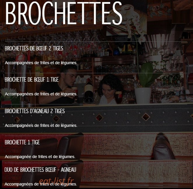 Restaurant la marseillaise — carte page 4