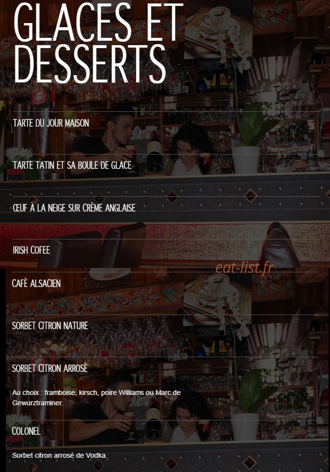 Restaurant la marseillaise — carte page 6
