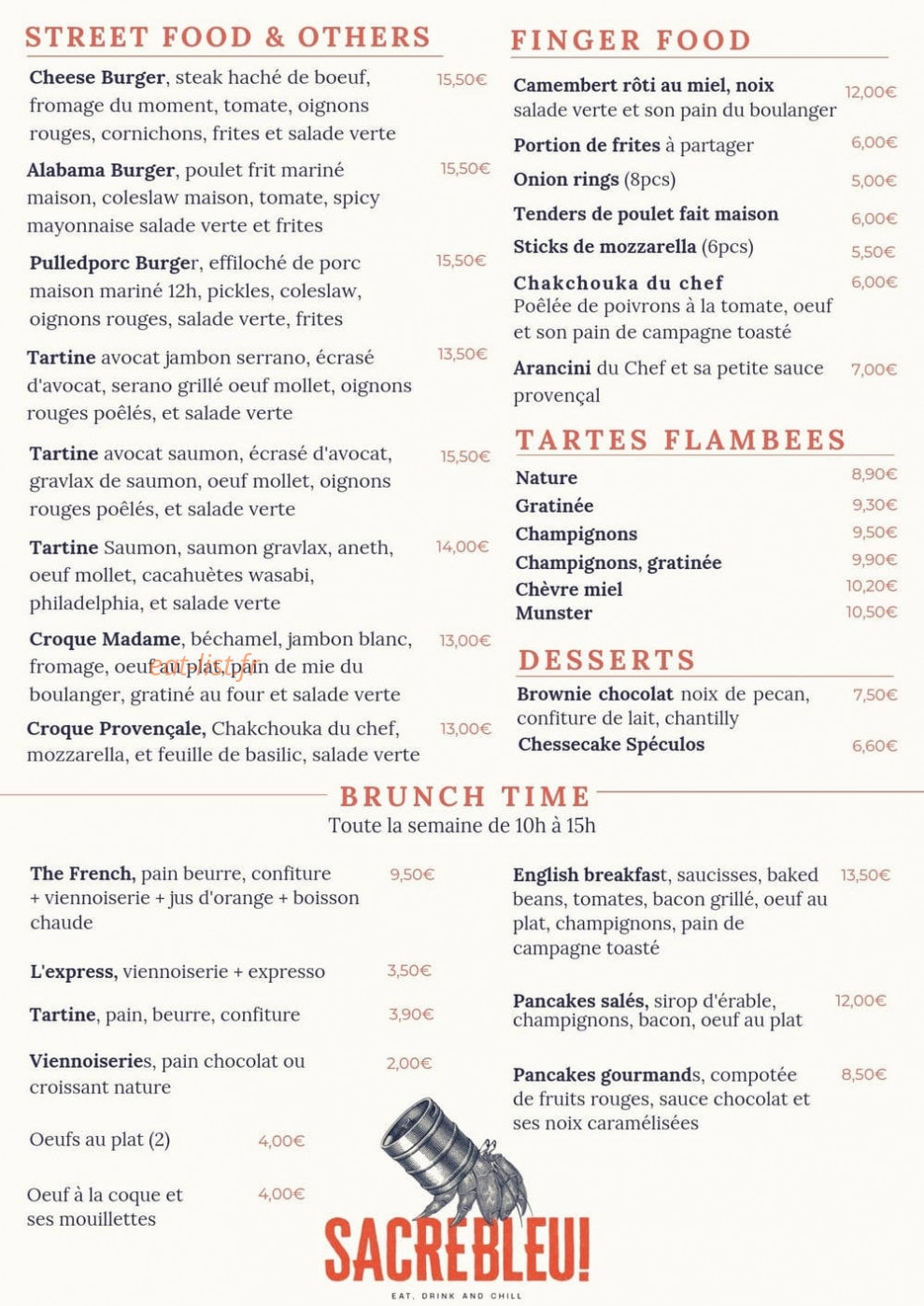 Sacrebleu — carte page 1