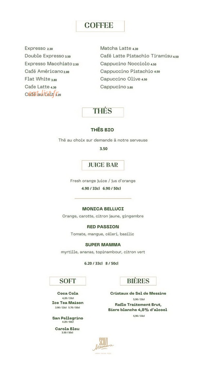 Scuzi Mamma — carte page 3