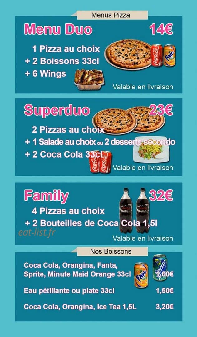 Smiley pizza — carte page 4