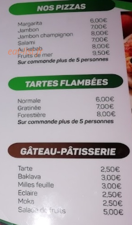 Snack Yol — carte page 2