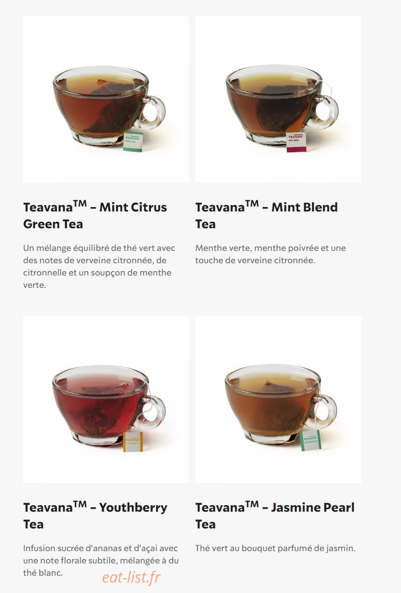 Starbucks Coffee — carte page 30