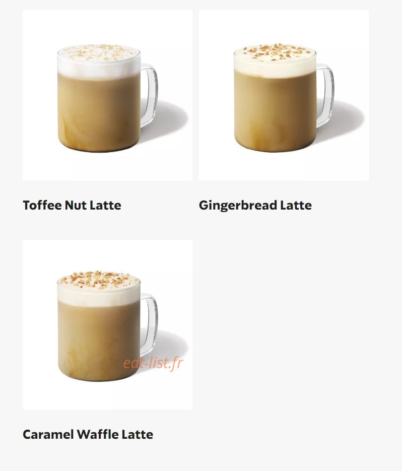 Starbucks Coffee — carte page 19