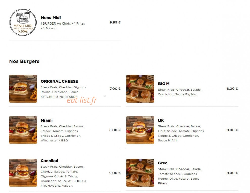 Streetfood67 — carte page 2