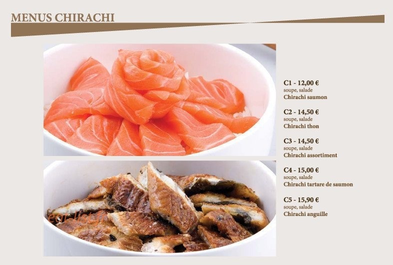 Sushi king — carte page 6