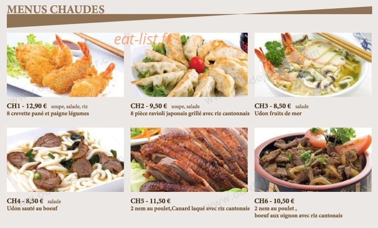Sushi king — carte page 8