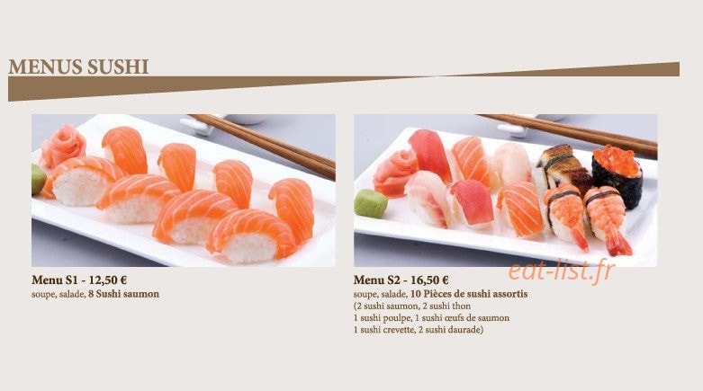 Sushi king — carte page 7