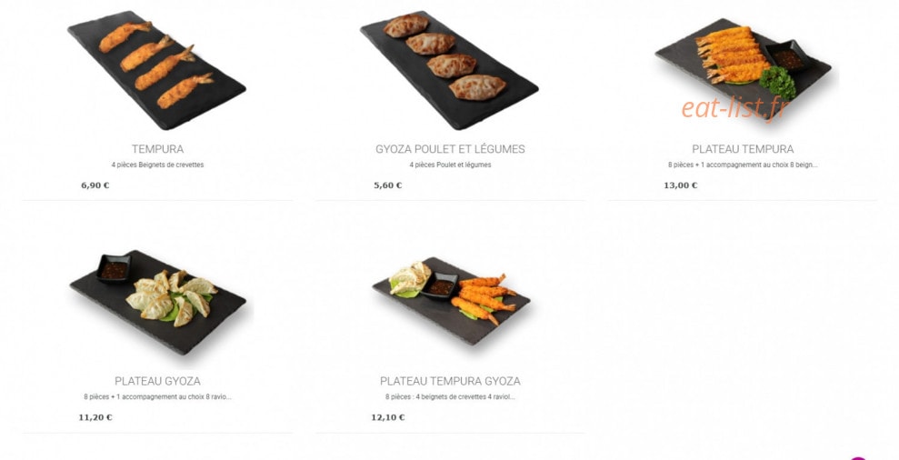 Sushi's — carte page 13