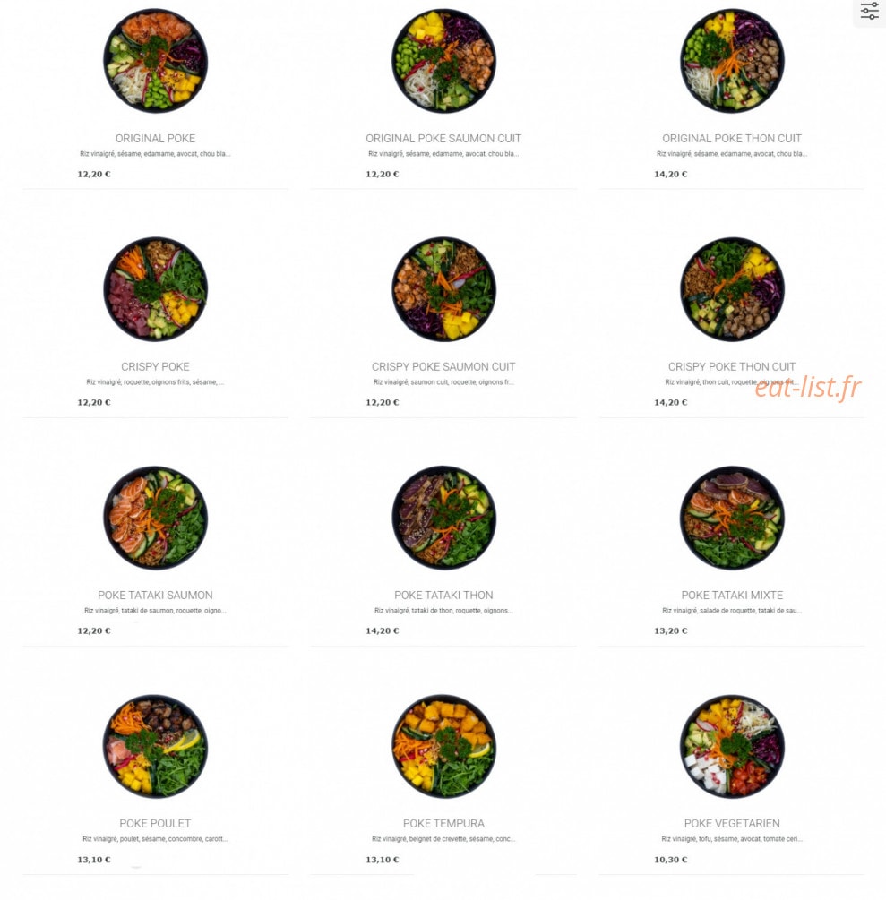 Sushi's — carte page 17