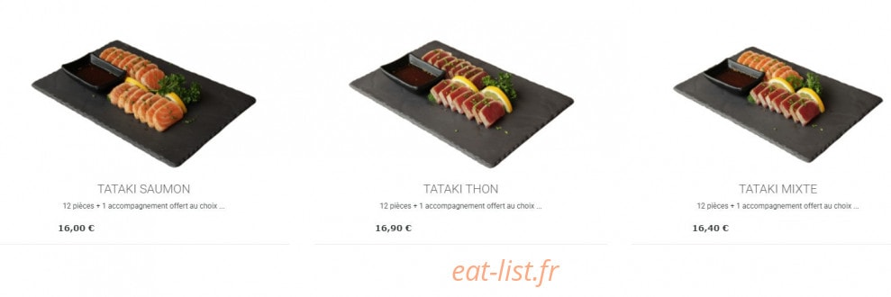 Sushi's — carte page 8