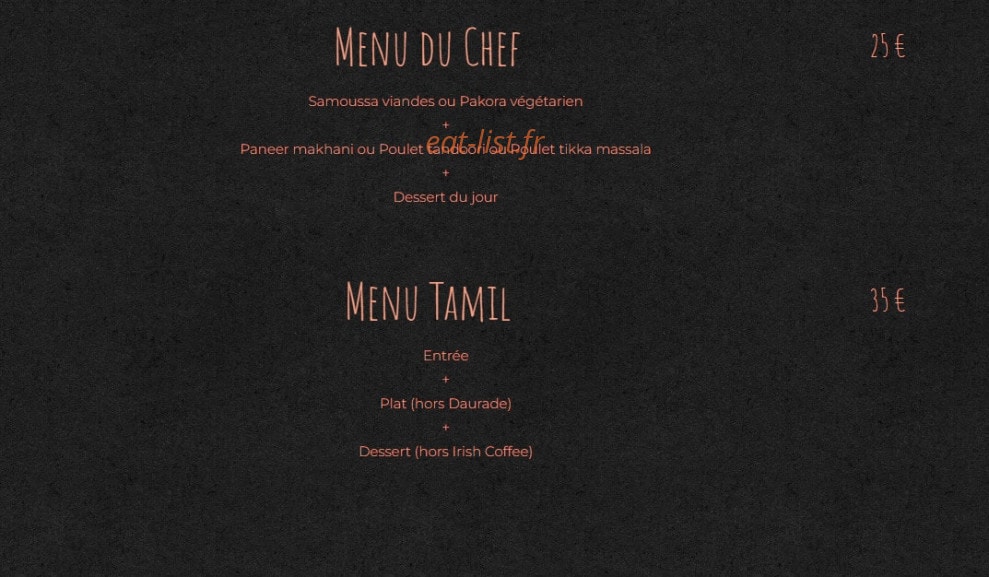 Tamil — carte page 1