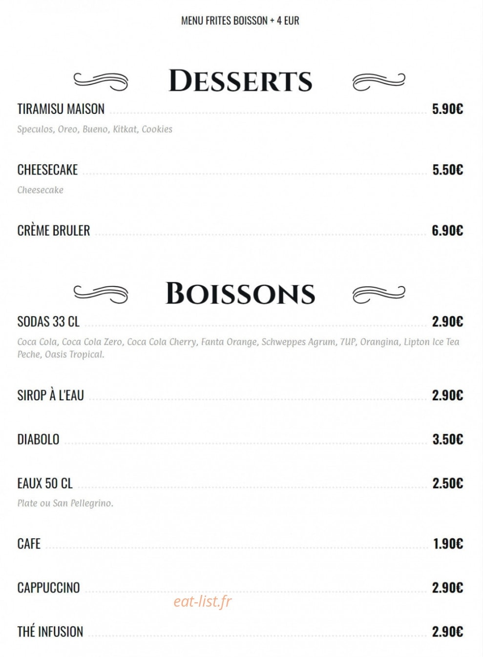 Tasty Kitchen — carte page 4