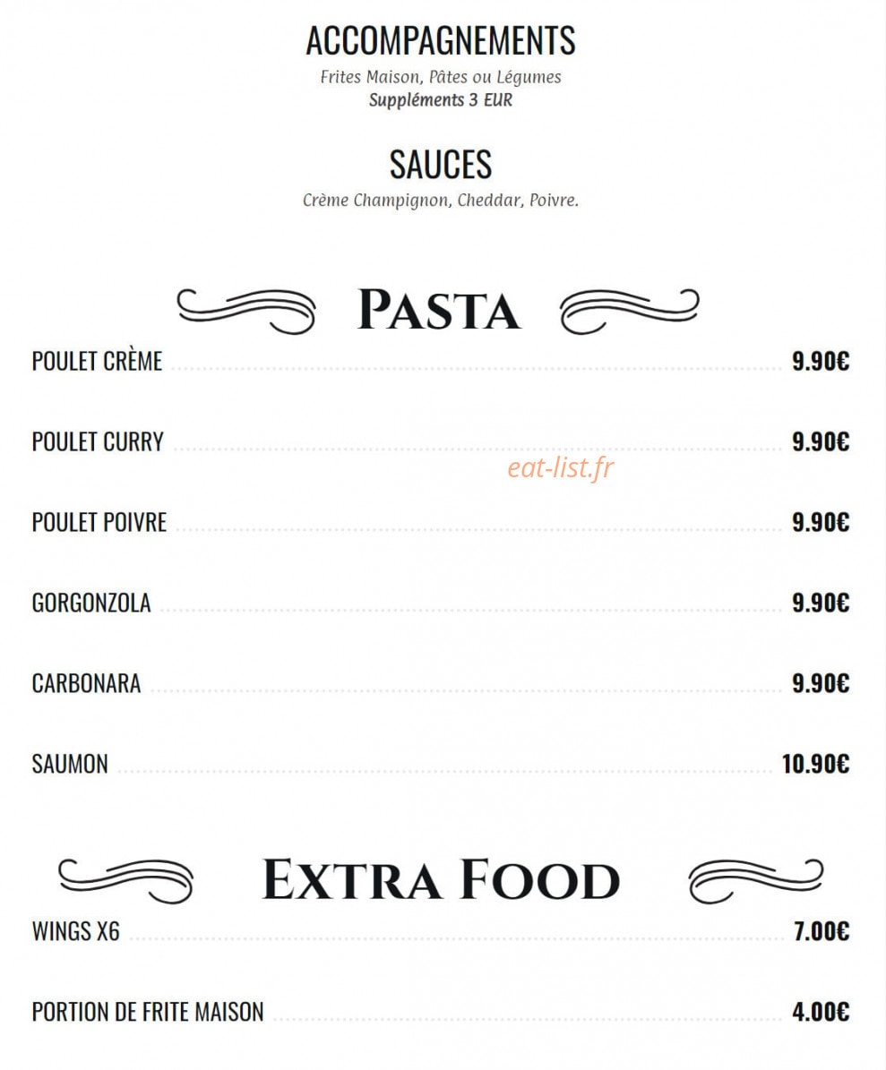 Tasty Kitchen — carte page 2