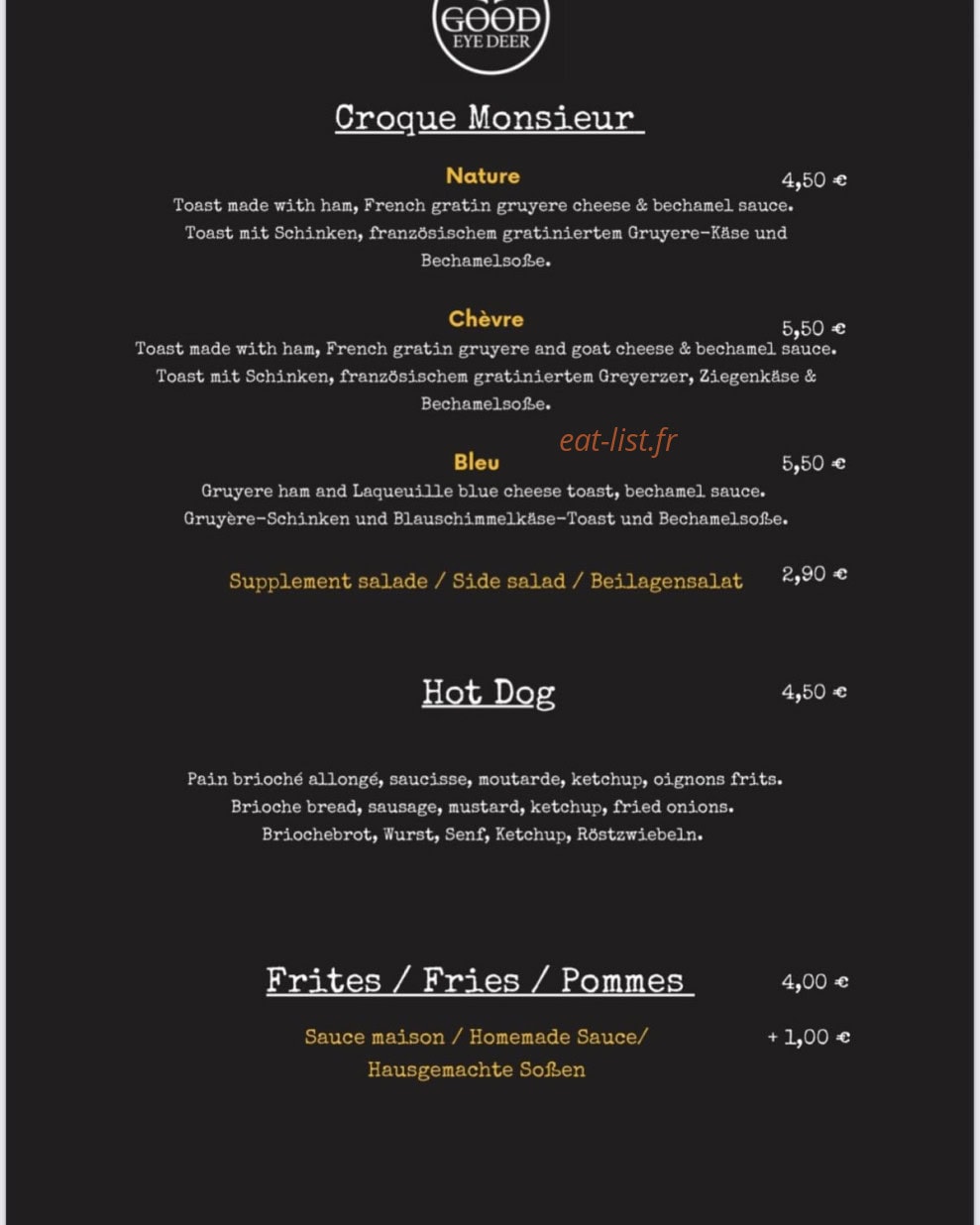 The Good Eye Deer — carte page 2