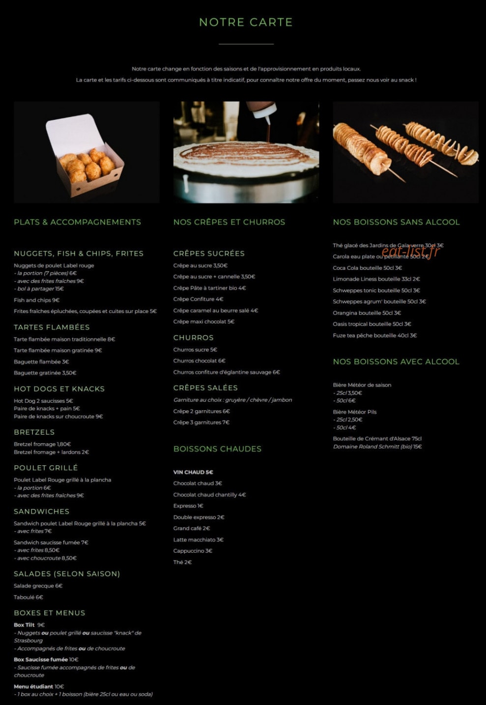 Tilt — carte page 1