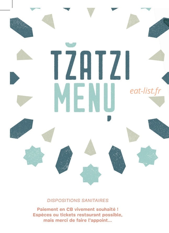 Tzatzi — carte page 1