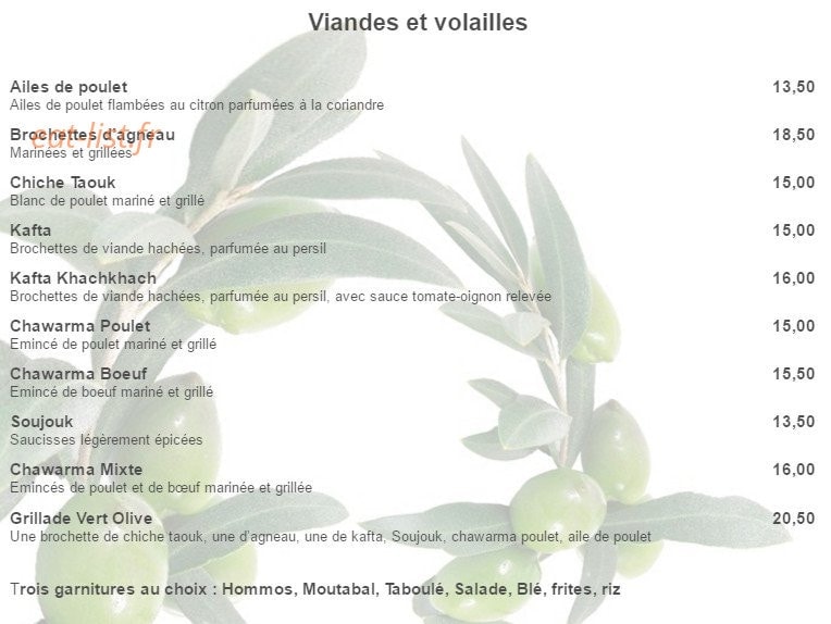 Vert Olive — carte page 4