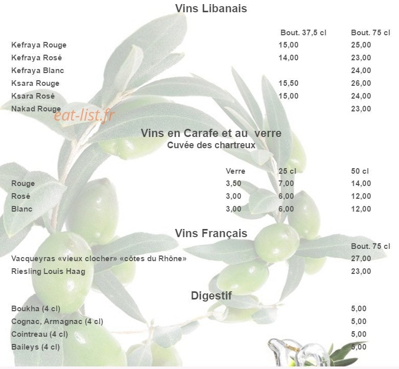 Vert Olive — carte page 8