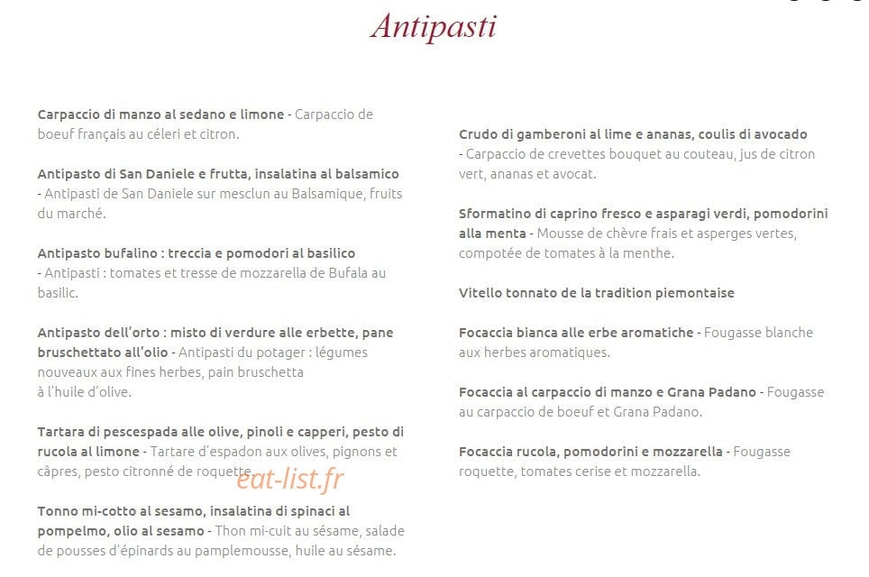 Villa Casella — carte page 1