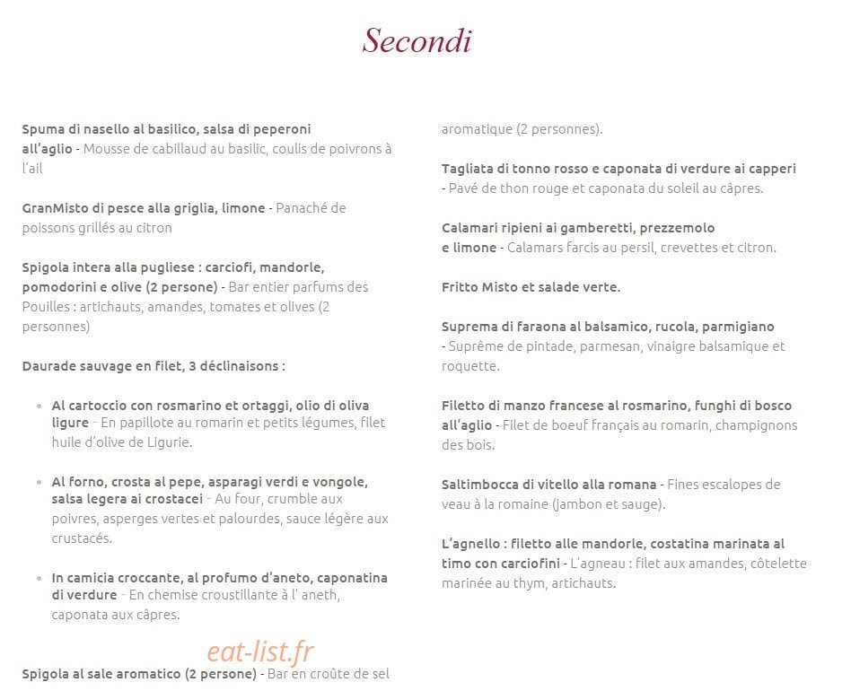 Villa Casella — carte page 3