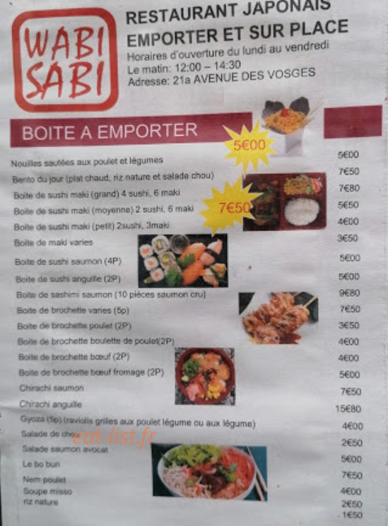 Wabi Sabi — carte page 2
