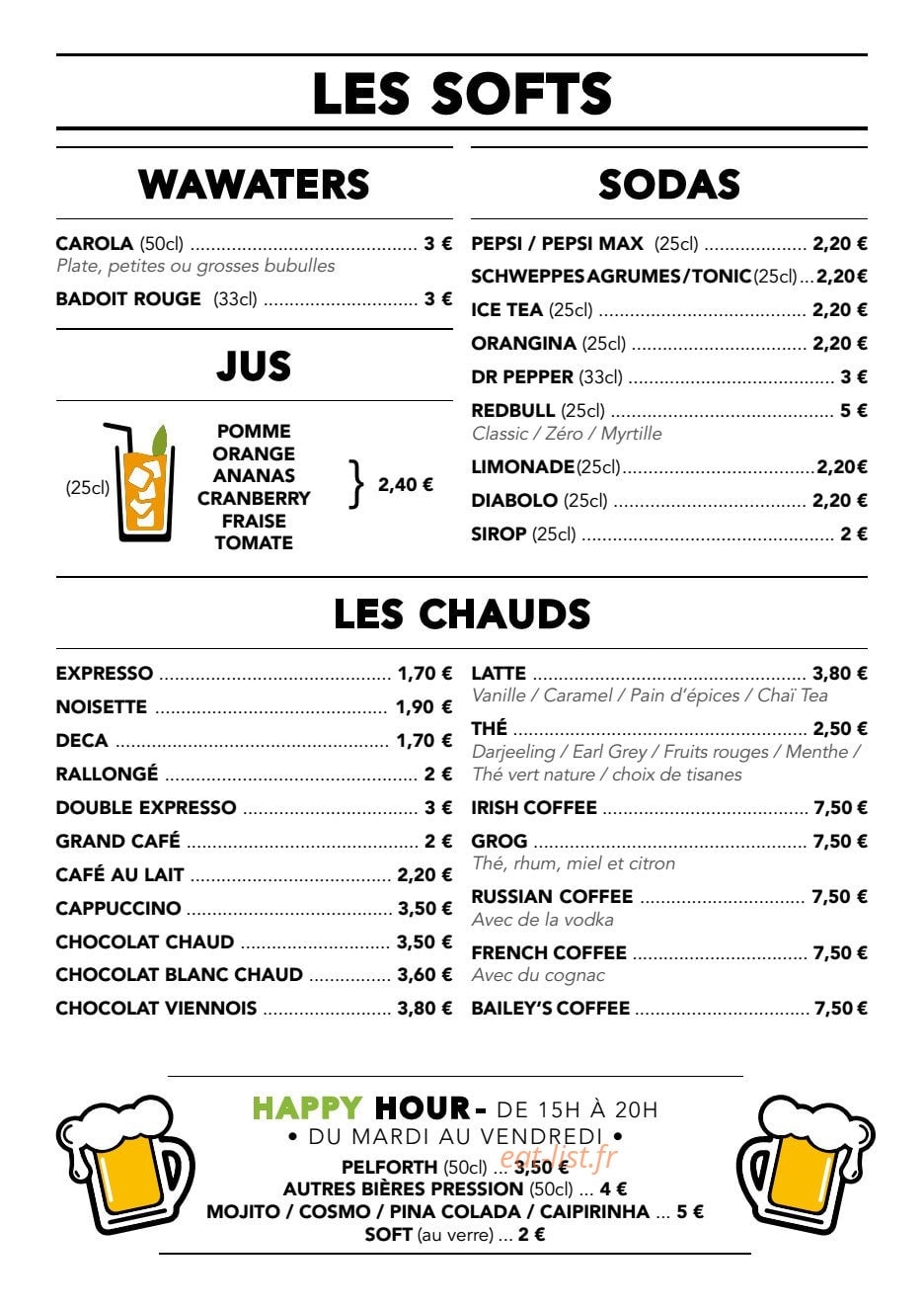 Wawa — carte page 1