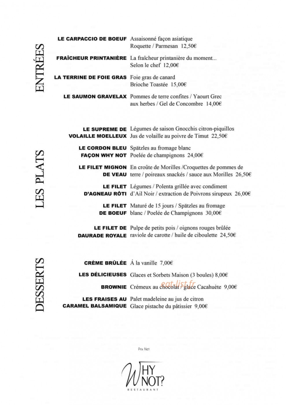 Why Not — carte page 2