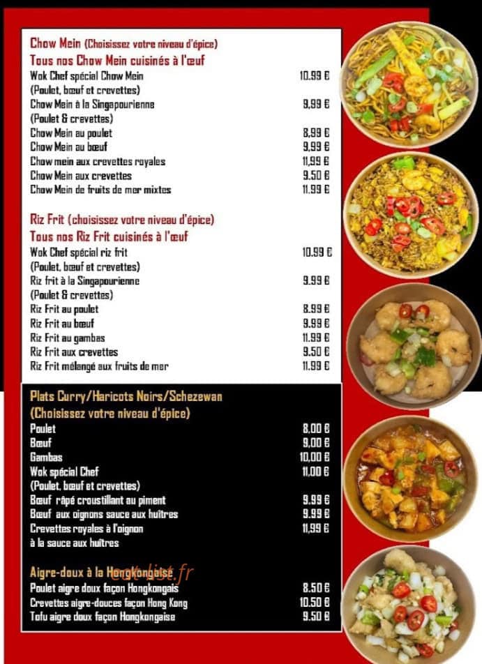 Wok Chef — carte page 4