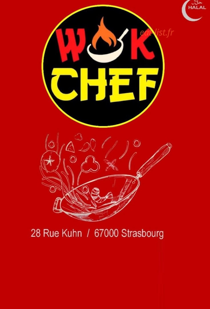 Wok Chef — carte page 1