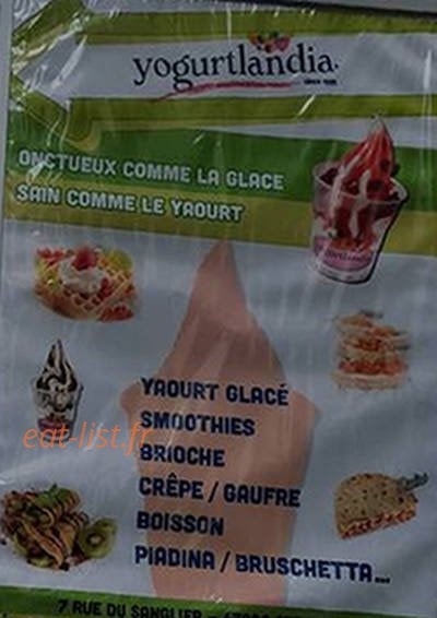 Yogurtlandia — carte page 2